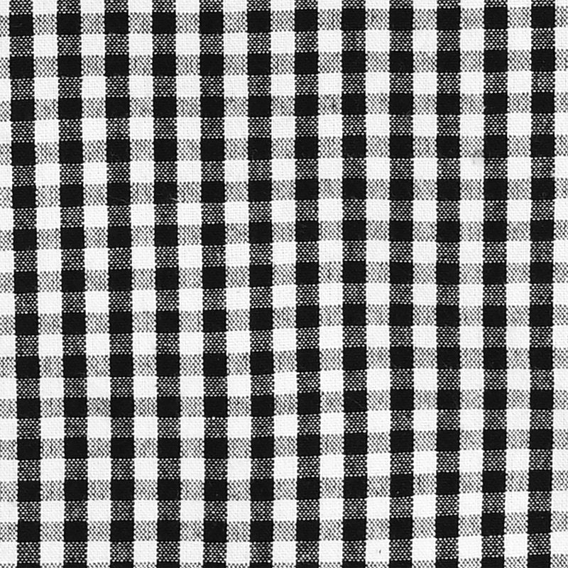 Lush Decor Gingham Check Yarn Dyed Table Runner, 13" x 72", Off-White & Black