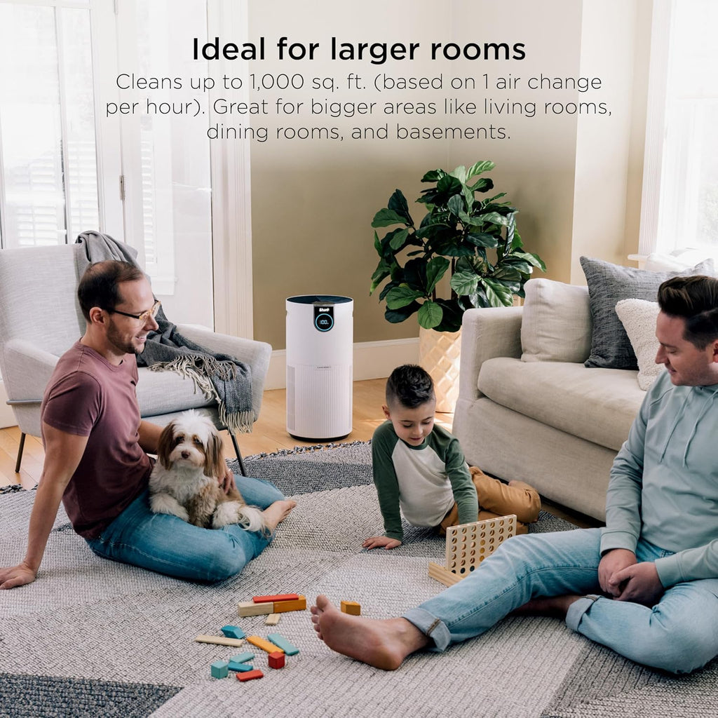 Shark Air Purifier - HEPA Filter with Clean Sense Technology | 1000 Sq Ft Coverage for Home & Kitchen