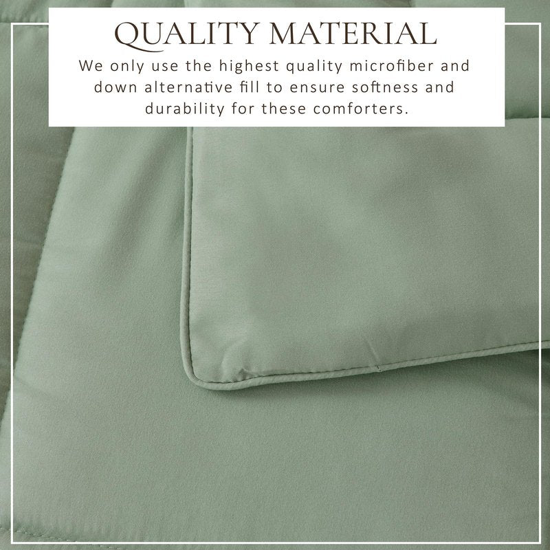 Great Bay Home Twin Size Holiday Comforter Set - Down Alternative 2 Piece Comforter Sets - All Season Bedding, Winter, Lodge Inspired Bedroom Decor (Twin/Twin XL, Cozy Maple)