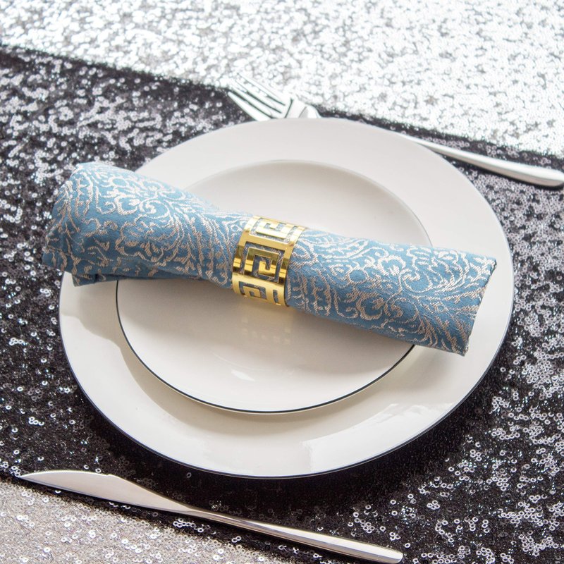 HMQIANG 10 Pack Black Sequin Table Runner 12x108 inch Shiny Metallic Sequin Table Linens Runner Party Decor Black Glitter Party Supplies Fabric for Halloween Baby Shower Holiday Celebration