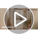 71" Tall Kitchen Pantry Cabinet with Microwave Counter & Drawers - White