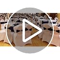 50-Pack Orange Spandex Chair Sashes with Slider Buckle for Wedding & Party
