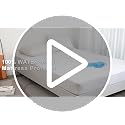 Moonsea Waterproof Queen Mattress Protector - Breathable & Noiseless