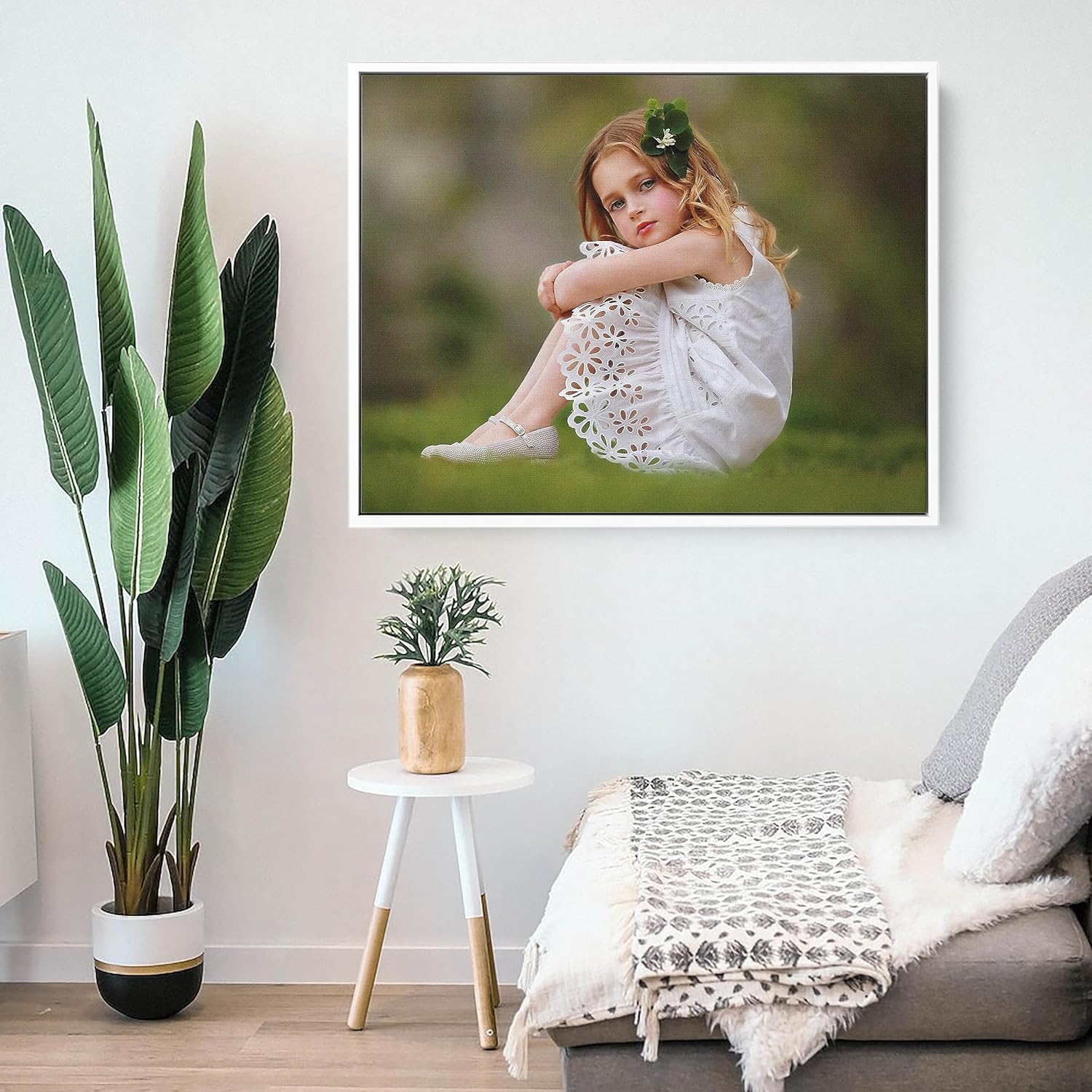 P&L ART Custom Canvas Prints - Transform Your Photos into Stunning Wall Art | 20x30" Framed Decor