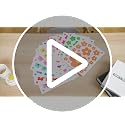 288 Pcs Colorful Flower Wall Decals - Peel and Stick Floral Vinyl Stickers