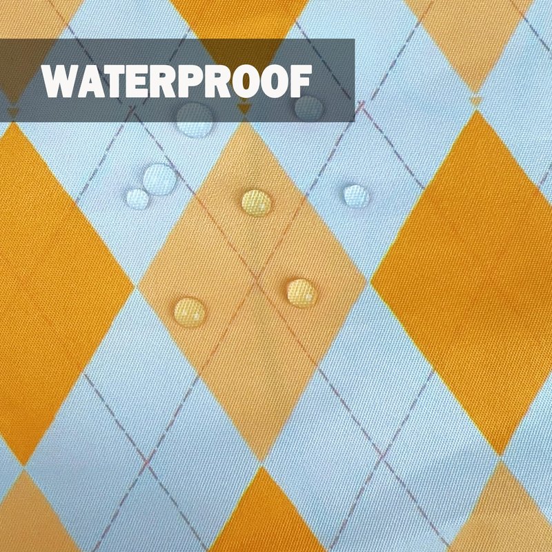 Dynamara Fall Round Tablecloth 60 Inch Autumn Pumpkin Table Cloth Waterproof Wipeable Table Cover for Thanksgiving Party Picnic Kitchen Home Decoration