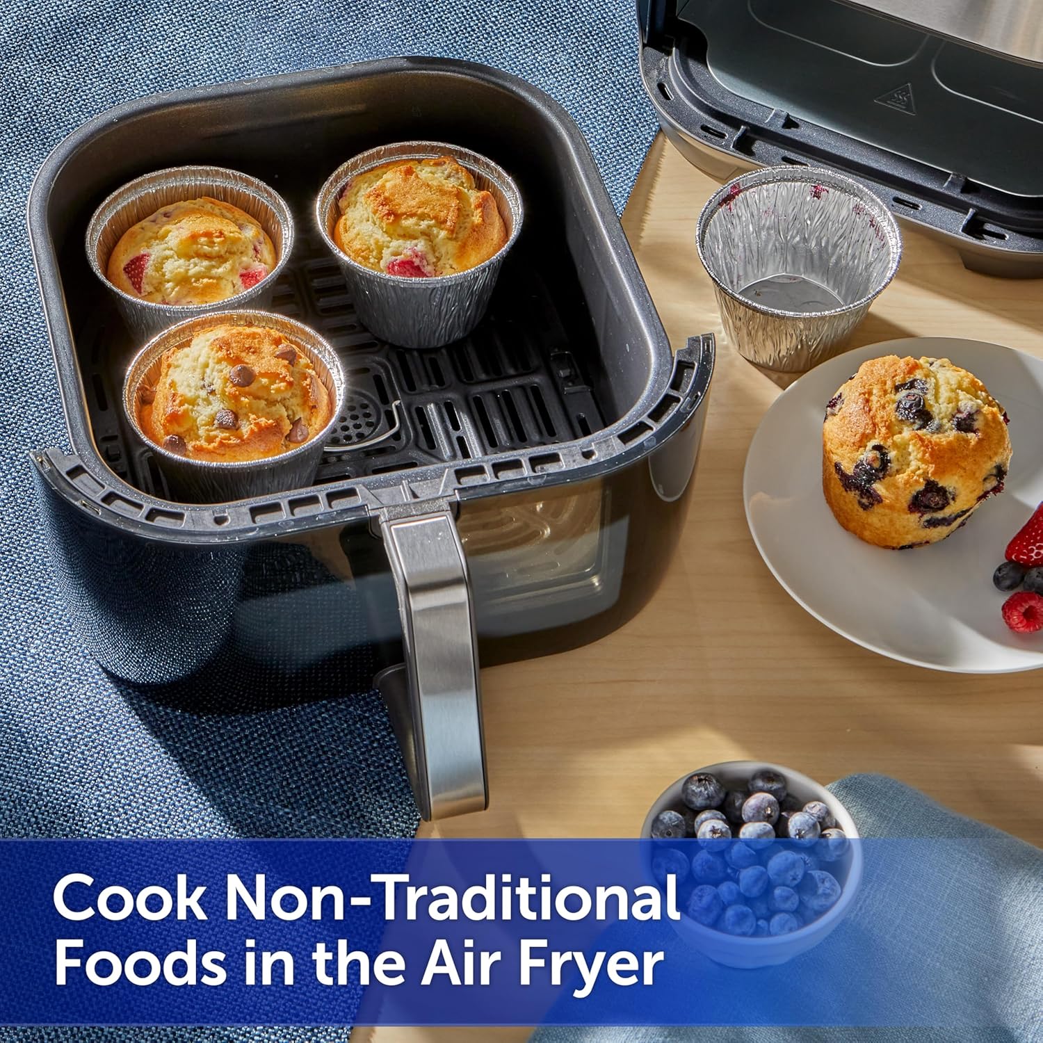 Reynolds Kitchens Air Fryer Cups - Oven & Grill Safe Meal Prep Solution | 10 Pack, 8 fl oz