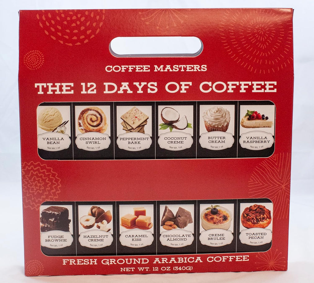 Skiennix 12 Coffees Of Christmas Gift Set - Perfect Holiday Treat | Festive Flavors & Variety