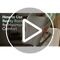 Ergonomic Portable Rocking Back Support for Chairs - Lumbar Relief