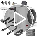 Handheld Steam Cleaner with 19-Piece Accessory Set and 500mL Water Tank