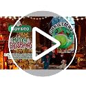Boveco Christmas Inflatable Outdoor Decoration Green Ugly Monster Wreath with LED Lights - Holiday Yard & Window Decor