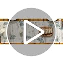 Artoid Mode Blue Snowman Xmas Table Runner 13 x 60 Inches Home Holiday Decor