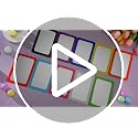 10-Pack Shatterproof Acrylic Mirrors - 6x4" Pastel Plastic Safety Mirrors
