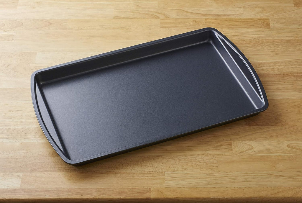 Nifty Baking Sheets Set - Non-Stick Coated Steel, Dishwasher & Oven Safe, Includes 3 Sizes