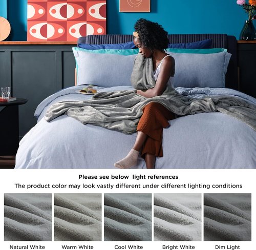 Bedsure GentleSoft Oversized King Blanket - Extra Large 120"x120" Soft Fleece for Bed, Sofa, Travel, Dark Grey