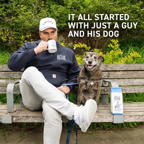 Stella Blue Coffee Pods, Miss Peaches Blend, Medium Roast Citrus Caramel, Fruity Notes 100% Arabica Beans, Ethically Sourced from Central and South America, 12 Recyclable K Cup Compatible Pods