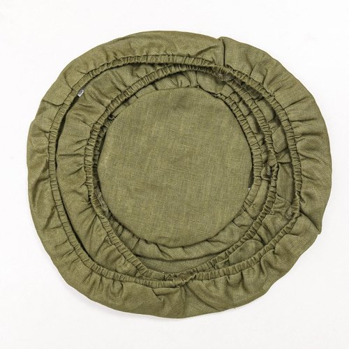 HSOFTIFY 100% Linen Bowl Covers Reusable For Bread Proofing, 4 Pcs Elastic Cloth Fabric Bowl Covers, 5.9 * 7.9 * 9.8 * 11.8 Inches, Brown