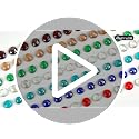 Flat Glass Marbles & Gems for Vase Fillers, Table Scatter & Aquariums (1 lb)