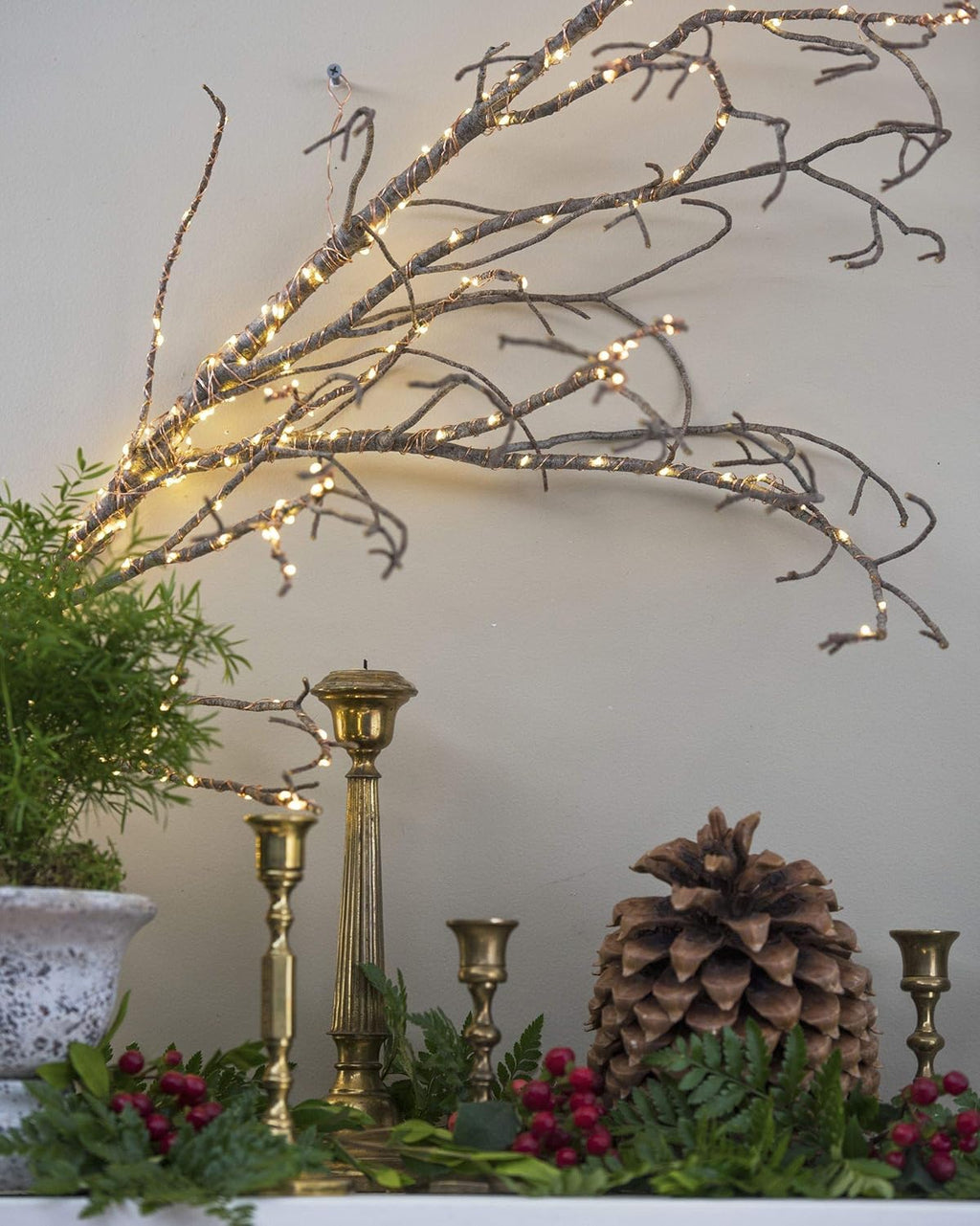 Perfectday 200 LED Copper Fairy String Lights - 66 FT Warm White Waterproof USB Powered for Indoor & Outdoor Decor
