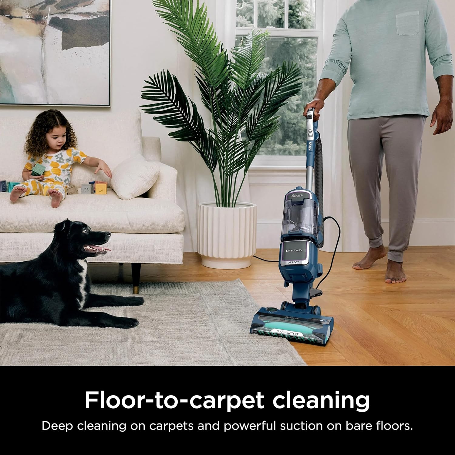 Shark Detect Performance Lift-Away Vacuum - DuoClean, Odor Neutralizer, LED Headlights | 3 Tools Included