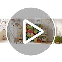 Large Solid Wood Toy Storage Organizer with 12 Bins and Bookshelf