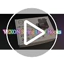 VEXON 50Pcs Black Outdoor String Light Hooks with Waterproof Adhesive - Christmas & Balcony Decor Clips