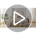 Boho Cotton Muslin Throw Blanket, Reversible Woven Farmhouse Bedspread 50x60