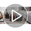 Foldable Linen Storage Ottoman Cube 11.8-Inch Square Footrest Stool