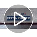 Non-Slip Dual Surface Rug Pad - 8x10 ft, 1/4" Thick Felt & Rubber Cushion