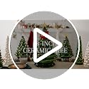 18-Inch Pre-Lit Hand-Painted Ceramic Christmas Tree - Tabletop Holiday Decor