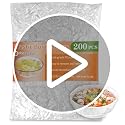 Reusable Elastic Bowl Covers for Bread Proofing & Food Storage (200 Pack)
