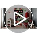Be Someone’s Cup of Cheer Christmas Door Banner – 78.7 x 35.4 in Fabric Backdrop