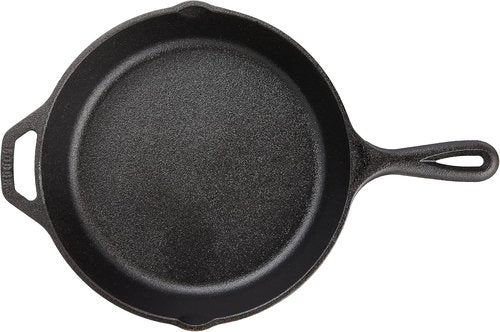 Lodge 8 Inch Pre-Seasoned Cast Iron Skillet - Versatile Teardrop Handle for Oven, Stove, Grill, or Campfire