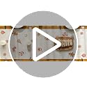 Gingerbread Man Xmas Table Runner 13x36 Inch Holiday Decor for Home Party