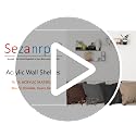 6-Inch Clear Acrylic Floating Wall Shelves - 2 Pack Heavy Duty Display Ledge