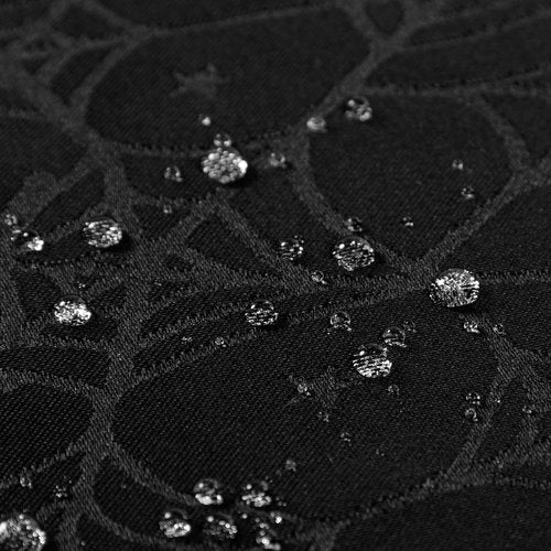joybest Halloween Round Tablecloth - 70 Inch Black Spider Web Table Cloth Spillproof Fabric Table Cover for Dining Party, Halloween Decorations