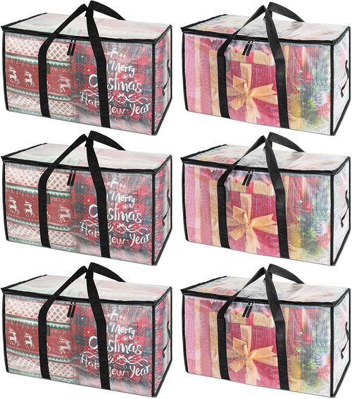 BALEINE Oversized Moving Bags - 6-Pack with Reinforced Handles for Easy Storage | Durable China Containers