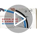 PetOde Dryer Vent Cleaner Kit & Vacuum Hose Attachment with Lint Brush