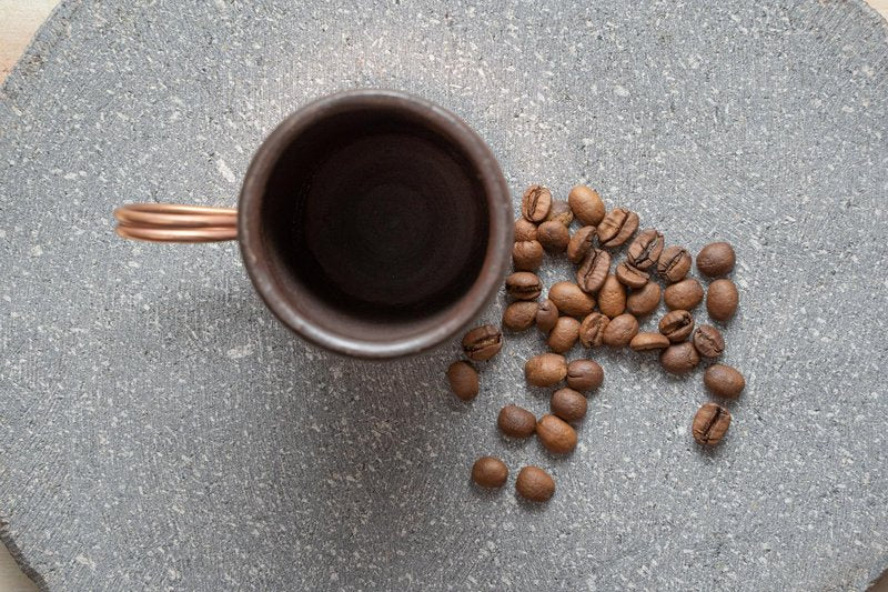 CHILE A MANO, Handcrafted Clay and Copper Espresso Cups Set (2 Pack), Elegant Design, Perfect for Coffee, Espresso, Latte, Tea