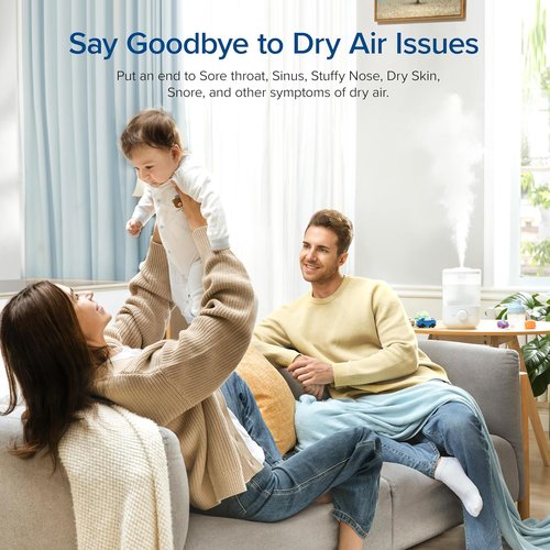 LEVOIT Top Fill Humidifier - 10 Pack Replacement Filters for Enhanced Moisture Control