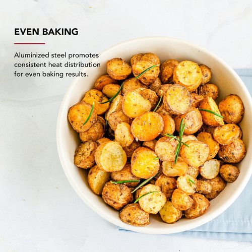 KitchenAid 9x13in Nonstick Aluminized Steel Baking Sheet, Pistachio