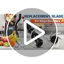 6-Blade Stainless Steel Blender Replacement Part for 72 Oz Pitcher