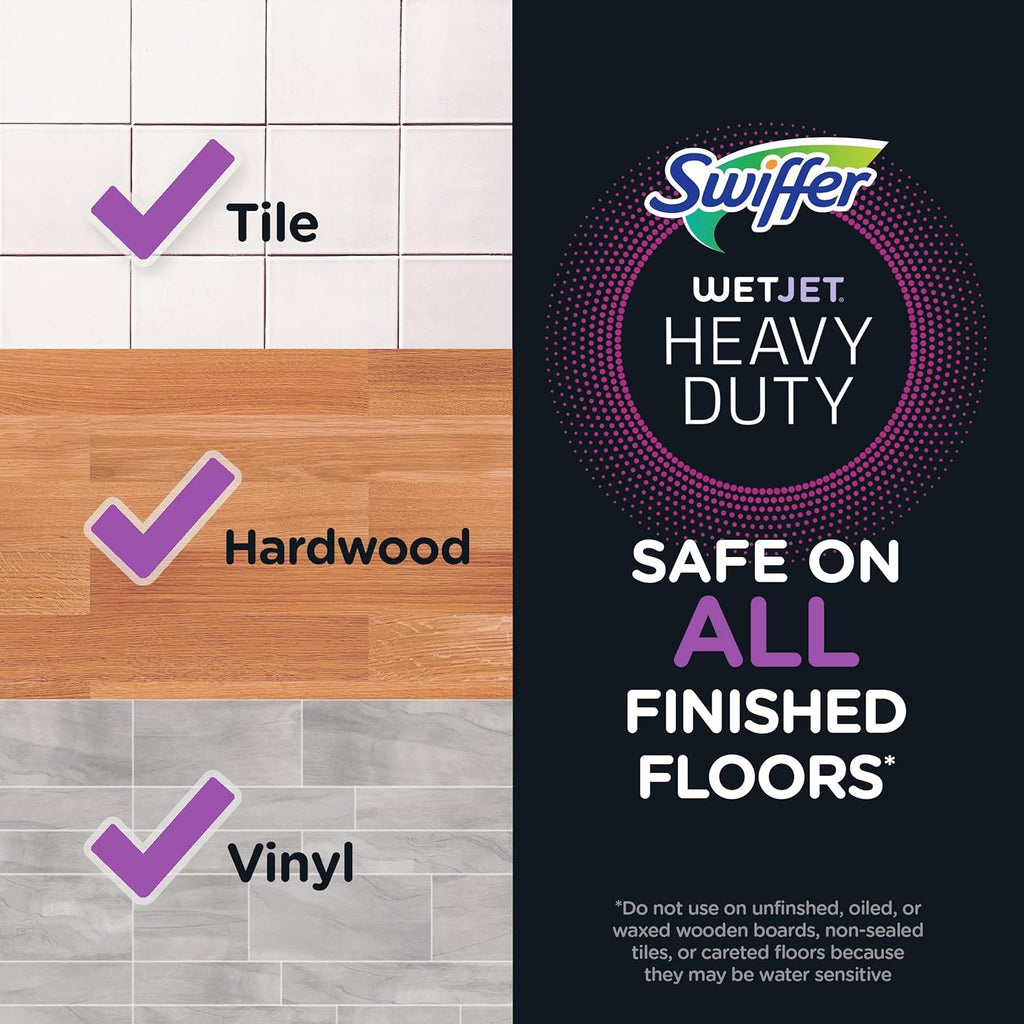 Swiffer WetJet Refill Solution - Fresh Scent Floor Cleaner, 1.25 Liters | Effective & Convenient