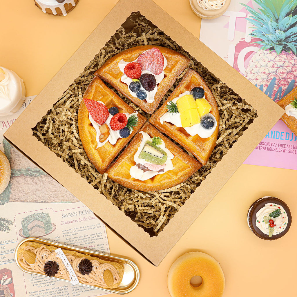 12pcs 9x9x2.5 Inches Brown Pie Box Bakery Boxes with Window Cookie boxes Treat Boxes Dessert Boxes Donut Boxes Muffin Boxes for Pastry Candy Small Cake Cupcake for Gift Giving Party