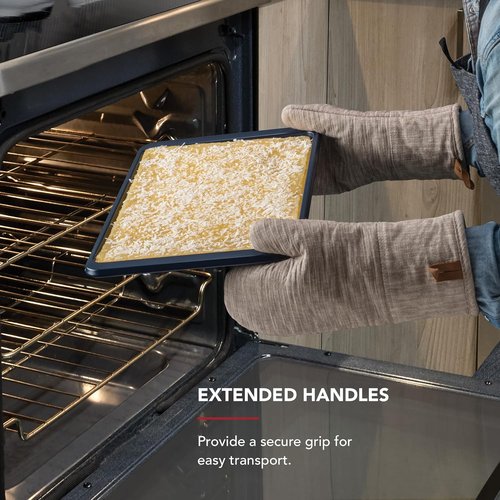 KitchenAid Nonstick Baking Sheet - 10x15in Aluminized Steel | Stylish Ink Blue Finish