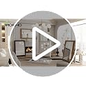 24x30 Inch Rectangular Bathroom Wall Mirror, Brushed Silver Metal Frame