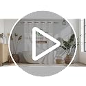 Waffle Weave Shower Curtain with Snap-in Liner, 71x74 Inch, White