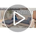 L-Shape Sectional Couch Cover Set - 4-Piece Velvet Slipcovers with Pillowcases - Dark Grey