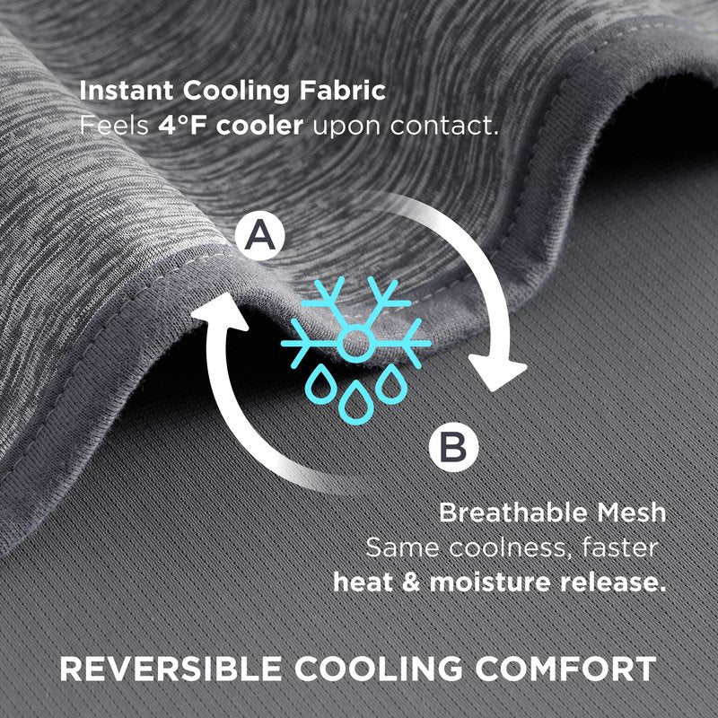 Bedsure Summer Cooling Blanket Twin XL for Hot Sleepers with Sports Mesh Design, Arc-Chill Q-Max 0.4 Lightweight Breathable Ice Cold Blankets for College Dorm, 60 x 90 Inches, Mesh Grey