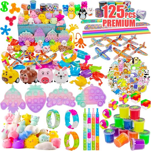 DQstar Party Favors - Treasure Box Prizes for Kids 4-12 | Perfect for Goodie Bags & Birthday Gifts